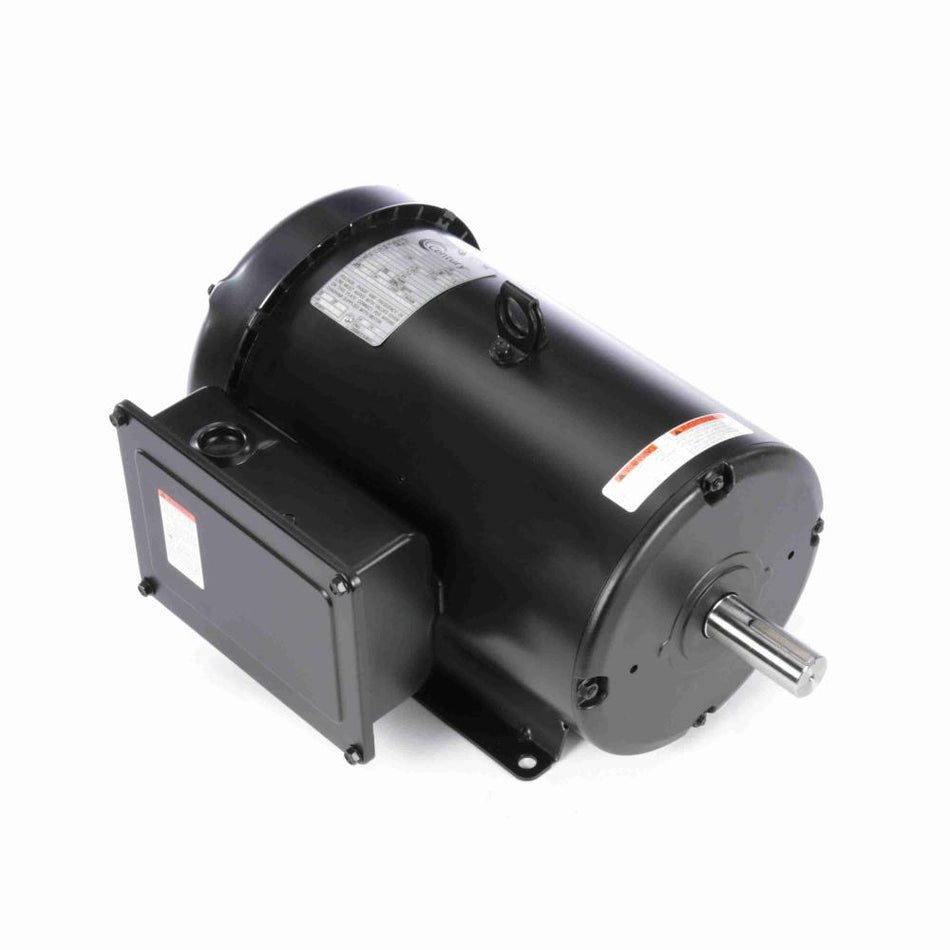 K215M2 Century Motor 5HP 1800RPM 184T TEFC 208 - 230V 1Ph - Square One Electric Motors & Pumps