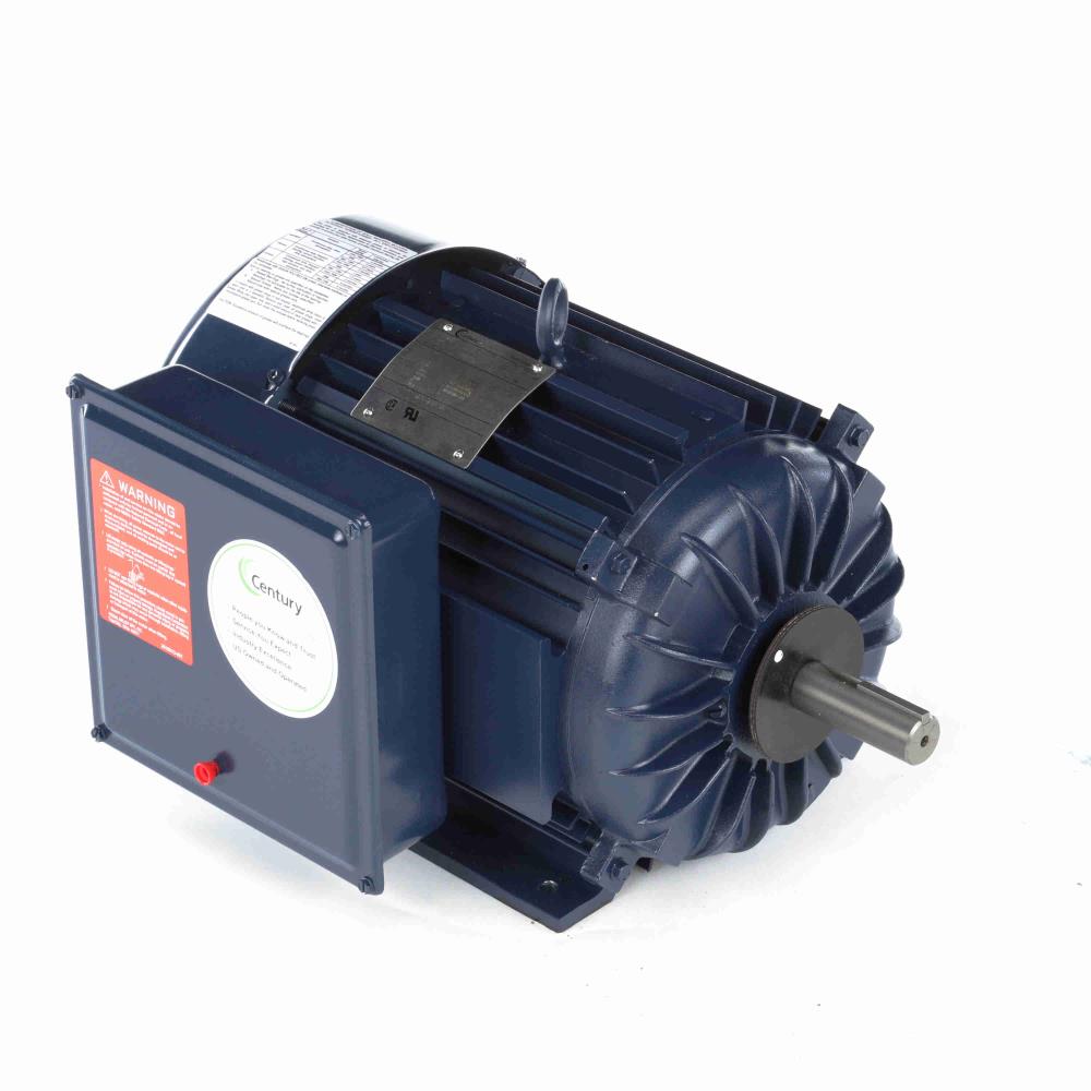 K301M2 Century Motor 7.5HP 1800RPM 215T TEFC 230V 1 Phase - Square One Electric Motors & Pumps