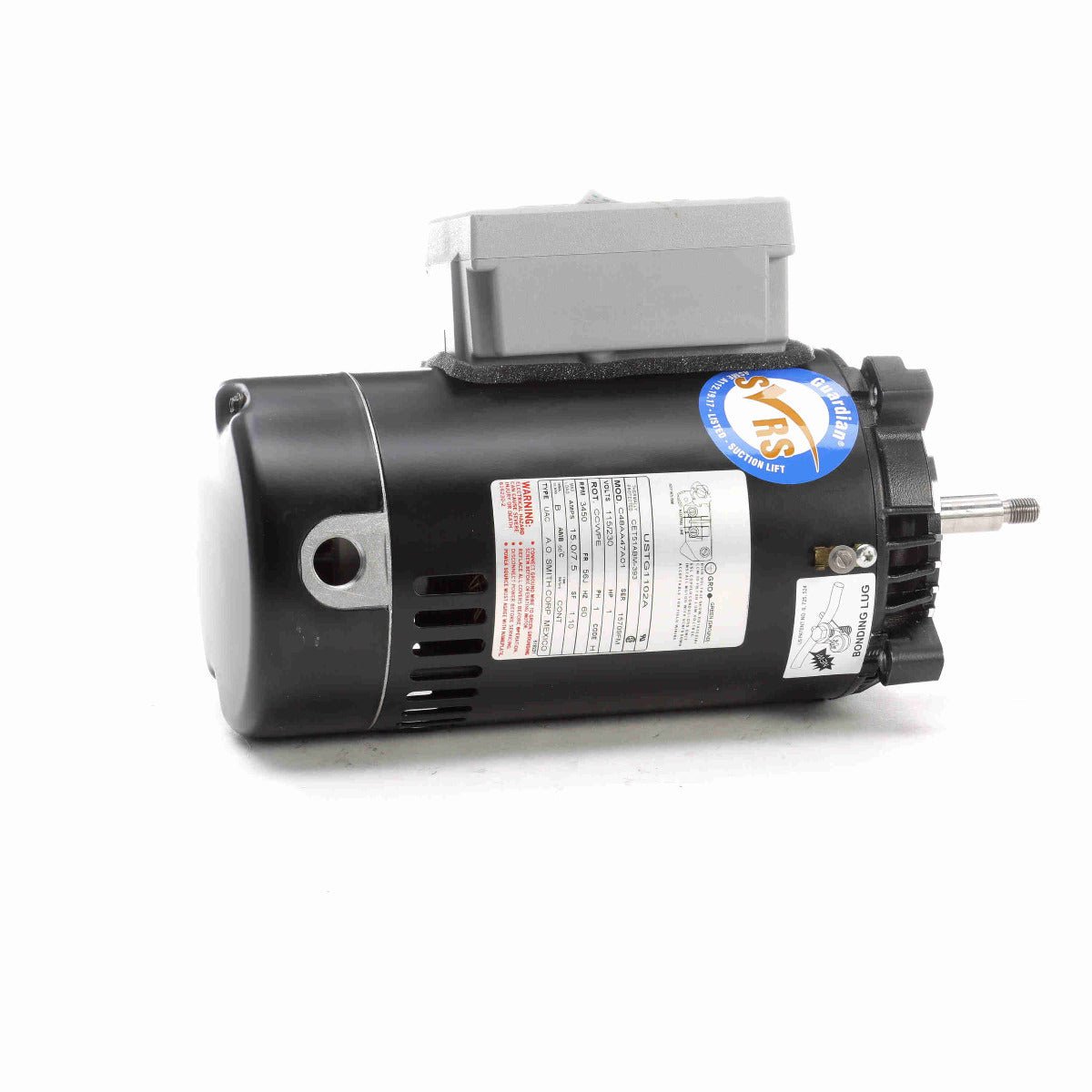 USTG1102A Century Motor 1HP 3450RPM 56J ODP 115 - 230 Volt 1 Phase - Square One Electric Motors & Pumps
