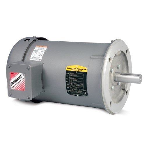 VDM3542 Baldor Motor 3/4HP 1725RPM 56C TEFC 208 - 230/460 Volt 3 Phase 34M808R422G1 - Square One Electric Motors & Pumps