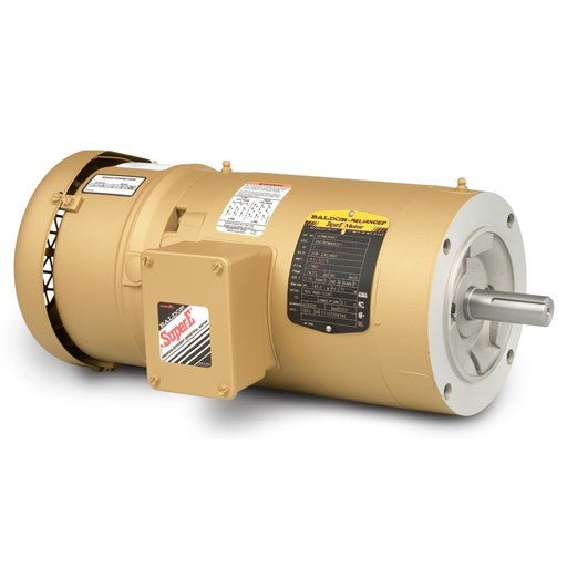 VEBM3546 Baldor Brake Motor 1HP 1765RPM 56C TEFC 208 - 230/460 Volt 3 Phase 35E058M492G1 - Square One Electric Motors & Pumps