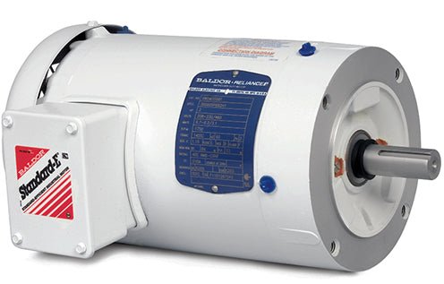 VFWDM3542 Baldor Motor 3/4HP 1750RPM 56C TEFC 208 - 230/460 Volt 3 Phase 35H815P672G1 - Square One Electric Motors & Pumps