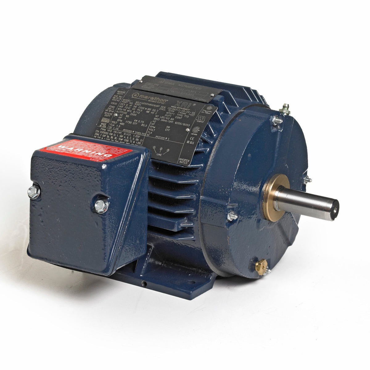 W523A Marathon Motor 5HP 3600RPM 184T TEFC 460V 3 Phase 184THFCD9001 - Square One Electric Motors & Pumps