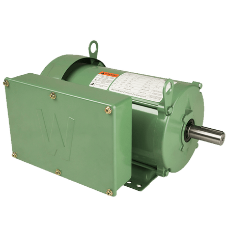 FD10 - 18 - 215T Worldwide Motor 10HP 1800RPM 215T TEFC 208 - 230V 1 Phase - Square One Electric Motors & Pumps