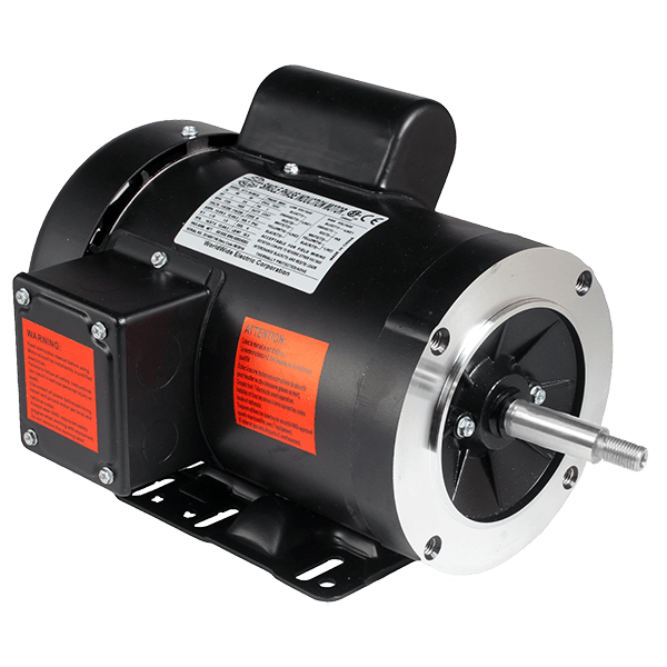 NTJ13 - 36 - 56CB Worldwide Motor 1/3HP 3600RPM 56C TEFC 115/208 - 230V 1 Phase - Square One Electric Motors & Pumps