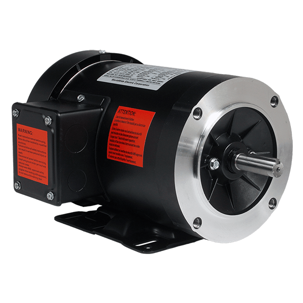 NATE1 - 36 - 56CB Worldwide Motor 1HP 3600RPM 56C TEFC 208 - 230/460V 3 Phase - Square One Electric Motors & Pumps