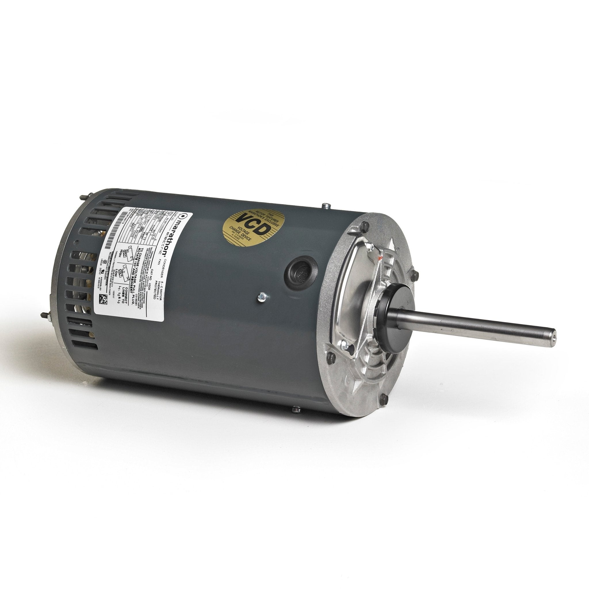 X509 Marathon Condenser Fan Motor 2HP 1200RPM 56Y OPAO 208 - 230/460 Volt 3 Phase - Square One Electric Motors & Pumps