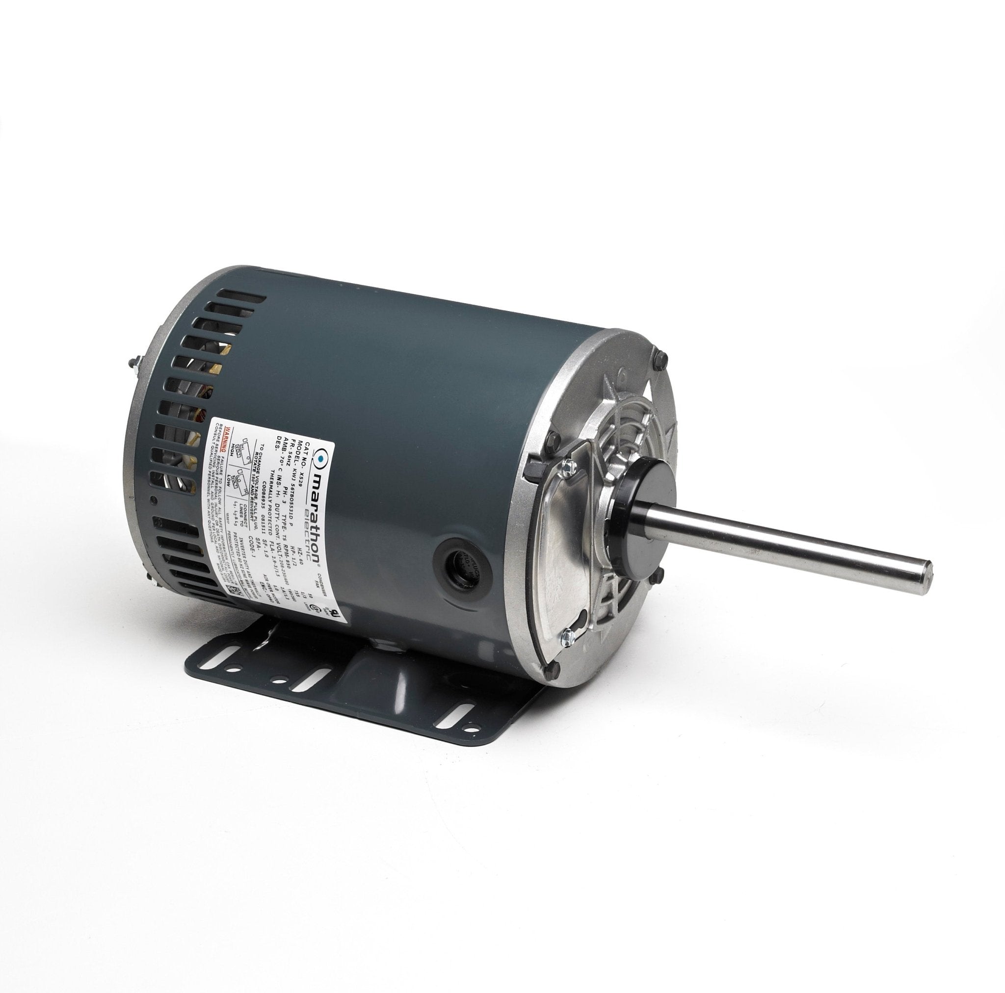 X525 Marathon Condenser Fan Motor 2HP 1200RPM 56HZ OPAO 208 - 230/460V 3 Phase 056T11O5310 - Square One Electric Motors & Pumps